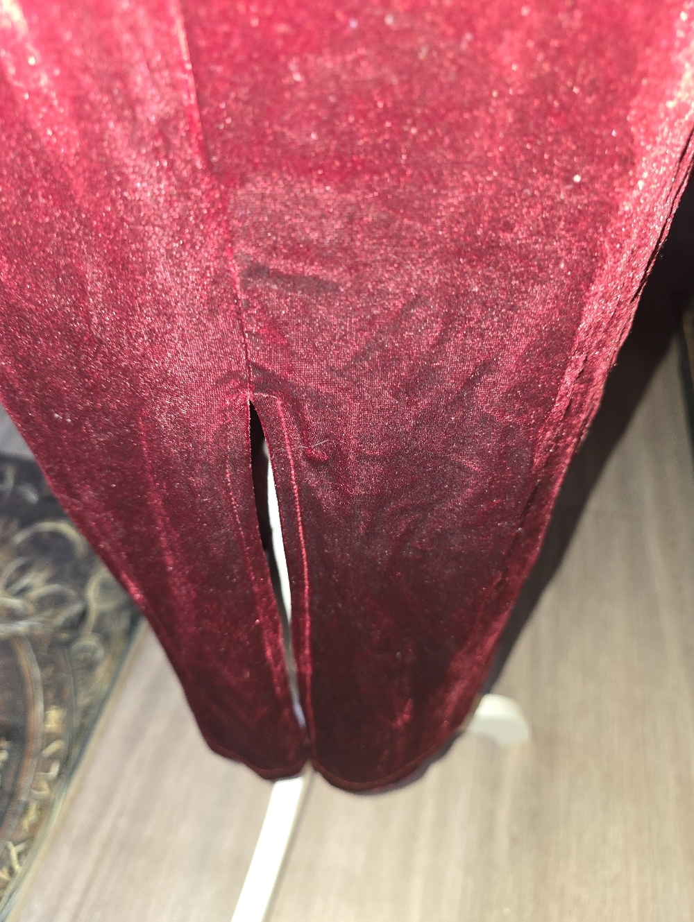 Velvet Burgundy Dress